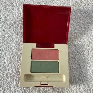 Vintage Avon discontinued Peach Blossom Olive Grove Dual Eyeshadow Palette